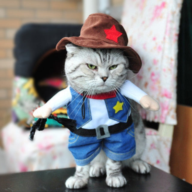 Funny Pet Costume - Cowboy - squishbeans