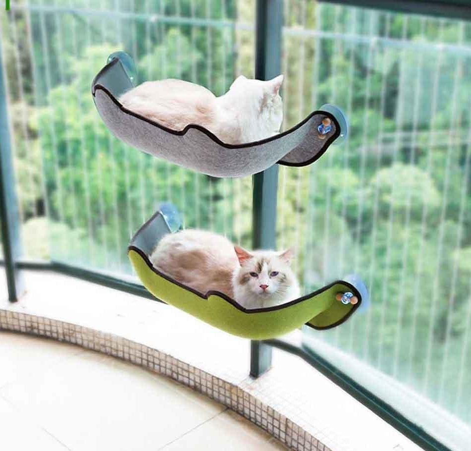 Cat Furniture - Window Mounted Hammock - squishbeans