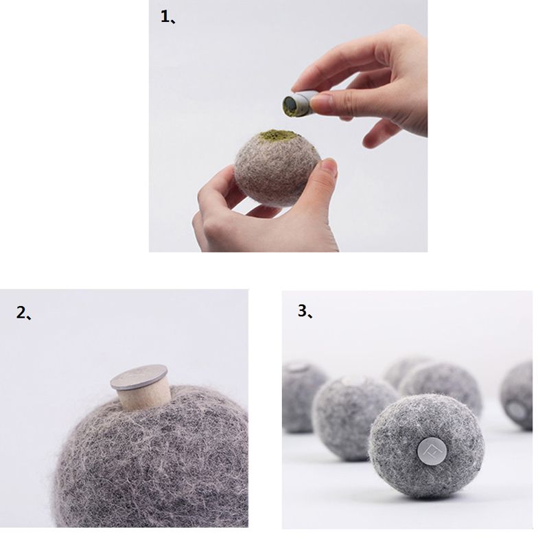 Pure Wool Addictive Catnip Ball - squishbeans