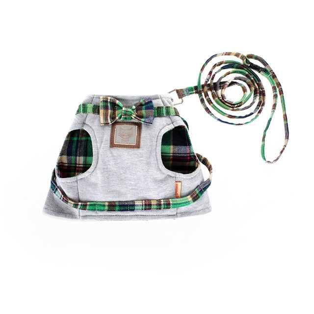 Bow Tie Harness and Leash Set - squishbeans