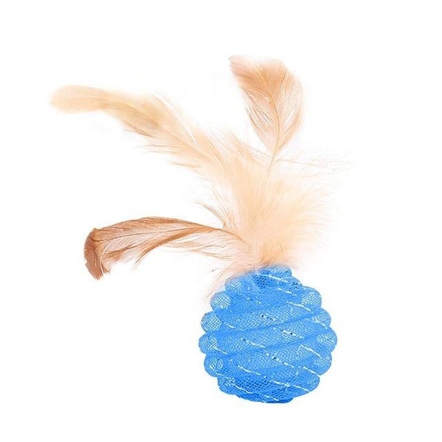 Feather Ball Toy - squishbeans