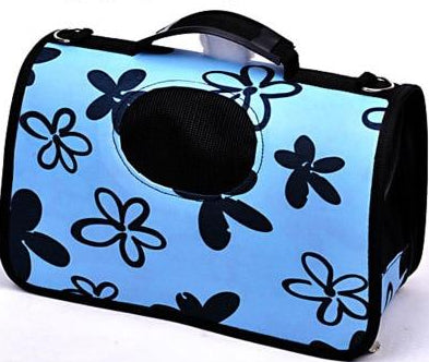 EVA Foldable Snazzy Carriers - Blue Flowers - squishbeans