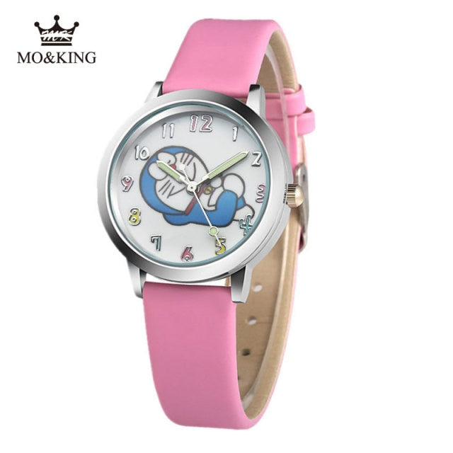 Doraemon Children Pink Cat Watches