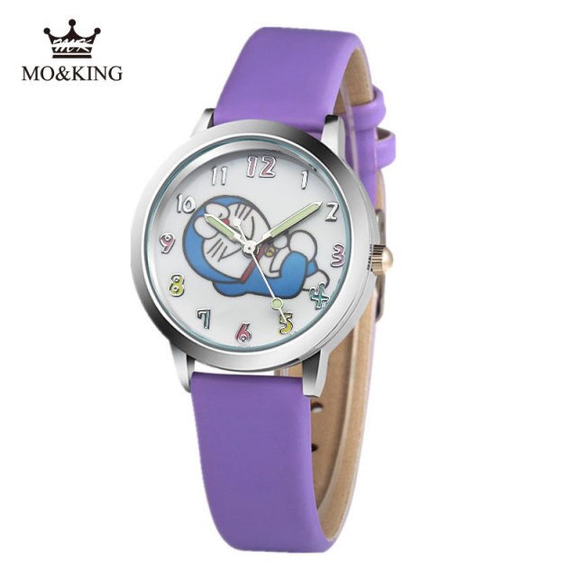 Doraemon Children Pink Cat Watches