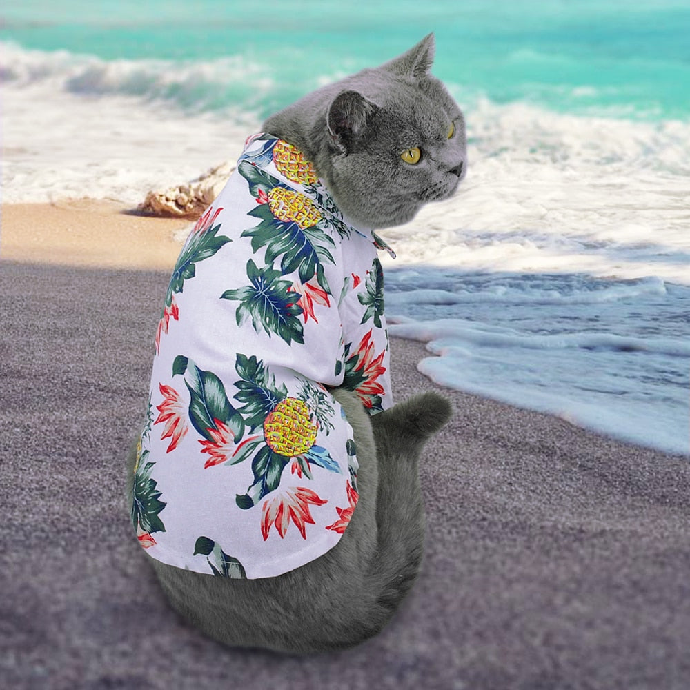Hawaiian Kittycat Shirt - squishbeans