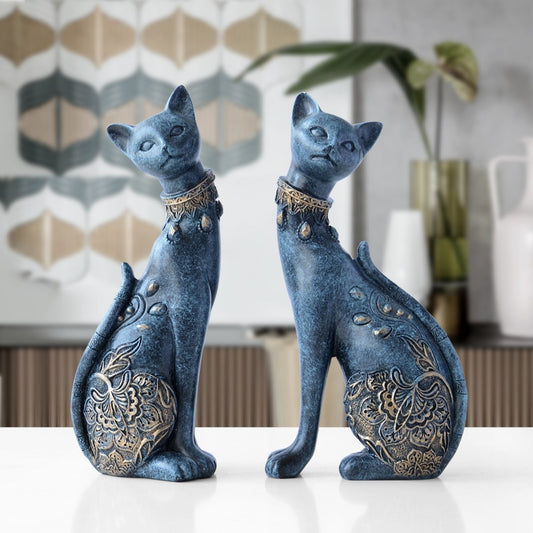 Classic Resin Cat Figurine Set - squishbeans